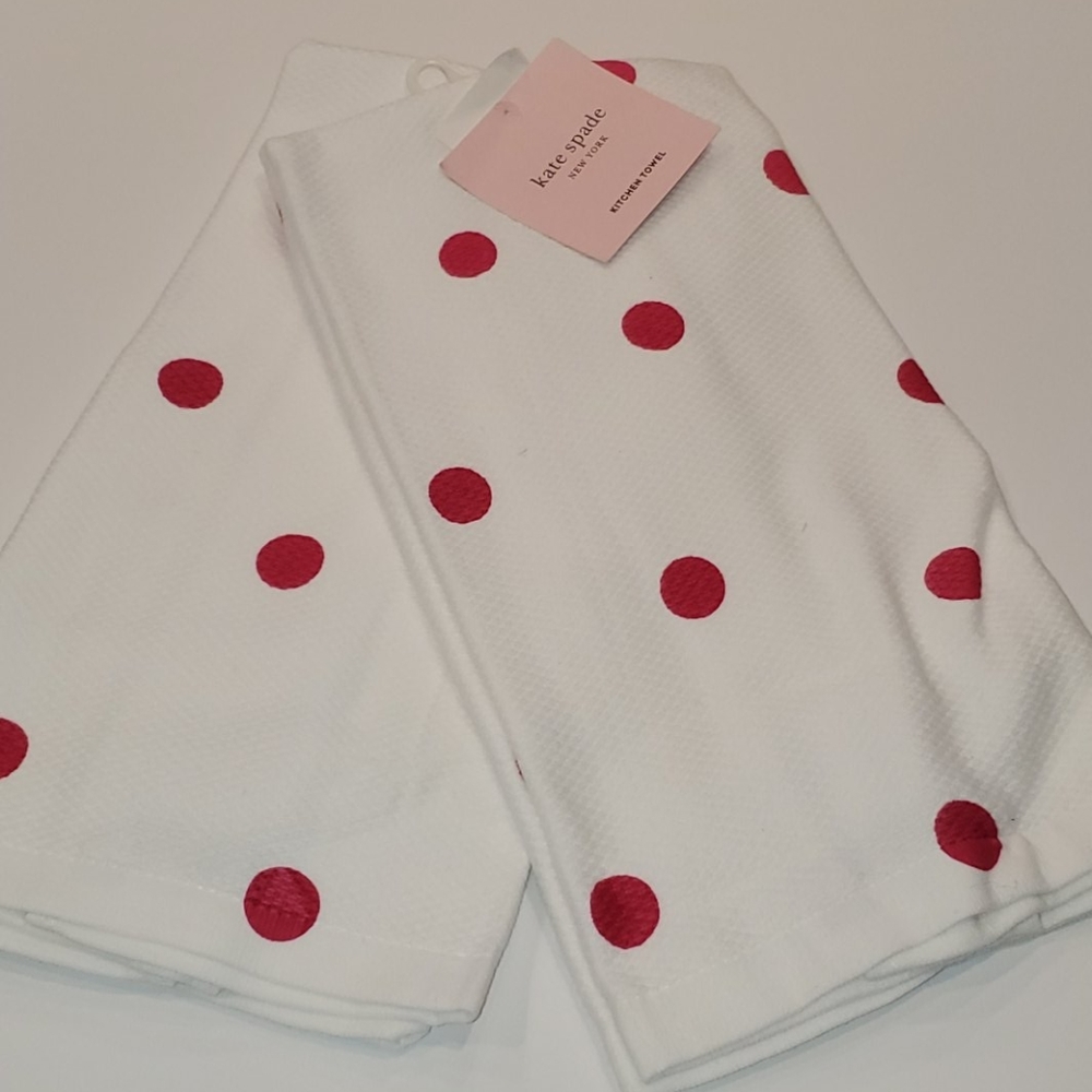 Kate spade kitchen towels.